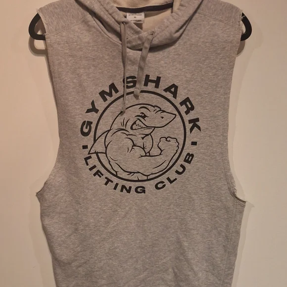 2 Set Gymshark Lifting Club Graphic Tee - Light Gray & Brown - Picture 2 of 13